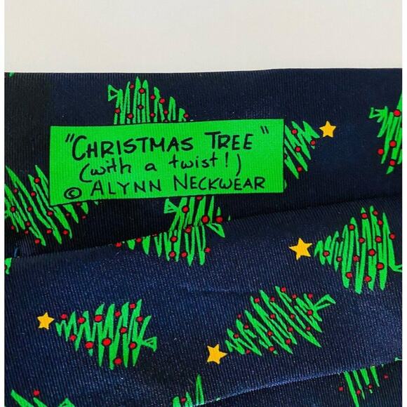 Christmas Tree Logo Neck Tie Necktie by Allyn - Picture 2 of 4